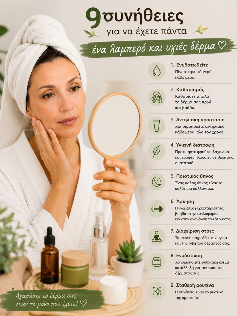 9-synitheies-gia-na-echete-panta-ena-labero-kai-ygies-derma