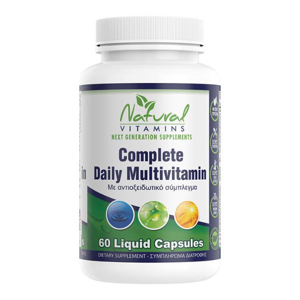 Complete Daily Multivitamin - Πολυβιταμίνες 60caps - Natural Vitamins