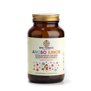 Anoso Junior Vit C 60mg 60 ζελεδάκια - Bio Tonics